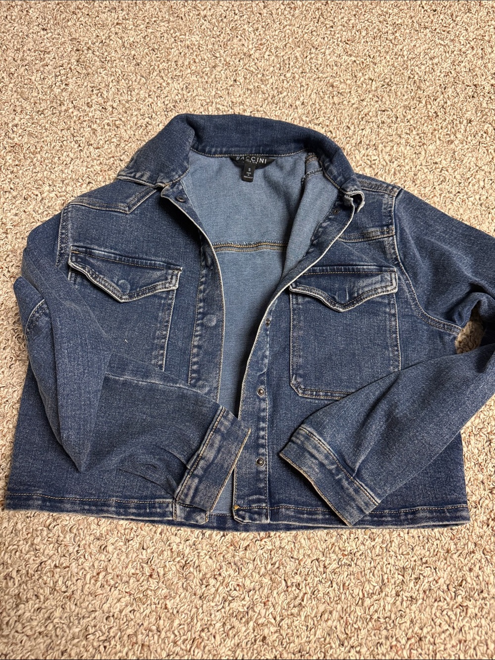 Casual Denim Jacket - Blue by Baccini